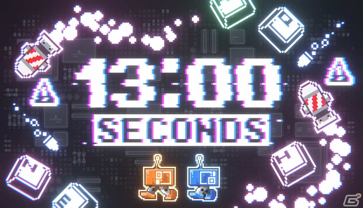 2体のロボを同時に操り13秒を生き残る弾幕回避ローグライクゲーム「13 Seconds」がSteamにて配信！の画像1