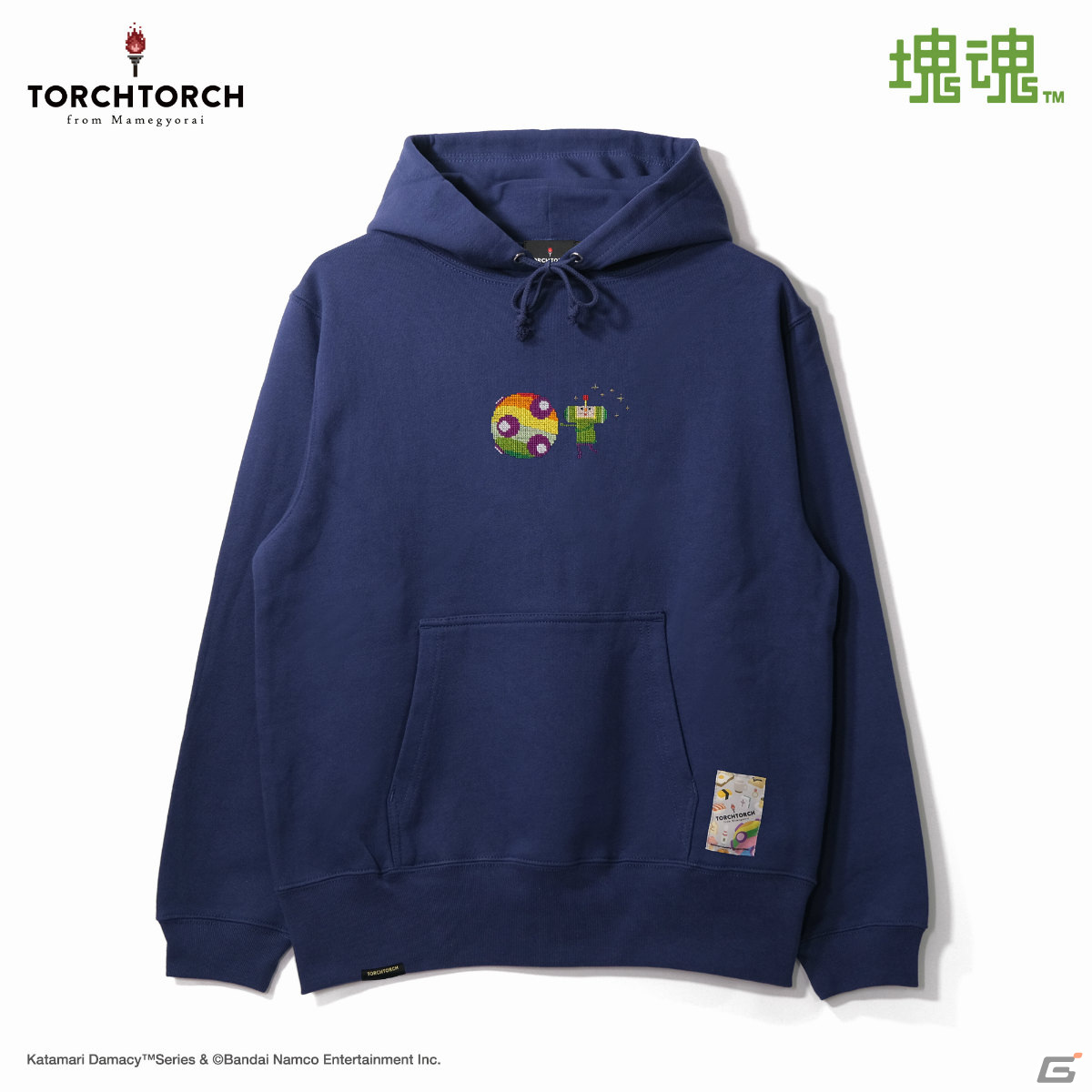 「塊魂×TORCH TORCH」コラボアイテムの一般販売が開始!王子、ミソのキャップに加えパーカーの新色も登場の画像