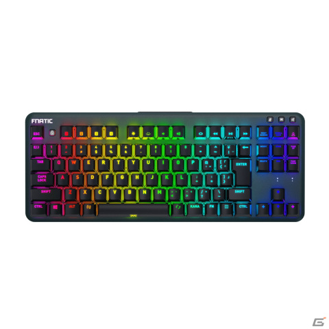 アスクよりFnatic Gear製のテンキーレス小型ゲーミングキーボード「miniSTREAK SILENT JP」が発売の画像