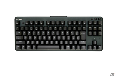 アスクよりFnatic Gear製のテンキーレス小型ゲーミングキーボード「miniSTREAK SILENT JP」が発売の画像