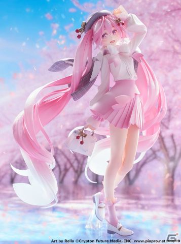 イラストレーター・Rella氏による“桜ミク”が1/6スケールフィギュアとなって登場！お出かけスタイルの衣服にも注目の画像3