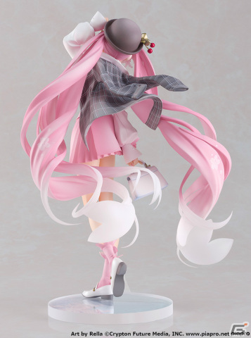 イラストレーター・Rella氏による“桜ミク”が1/6スケールフィギュアとなって登場！お出かけスタイルの衣服にも注目の画像7