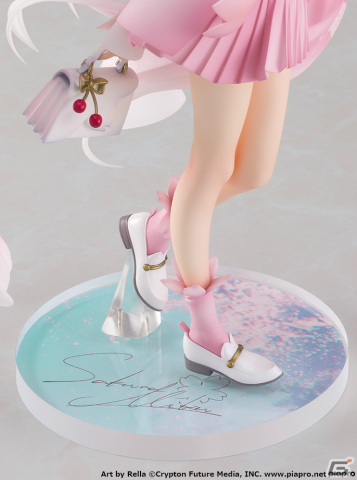 イラストレーター・Rella氏による“桜ミク”が1/6スケールフィギュアとなって登場！お出かけスタイルの衣服にも注目の画像9