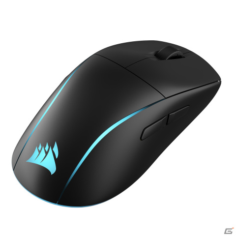 89gの軽量RGBゲーミングマウス「M75 WIRELESS」がCORSAIRより登場!両手対応でサイドボタンの交換も可能の画像