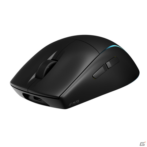 89gの軽量RGBゲーミングマウス「M75 WIRELESS」がCORSAIRより登場!両手対応でサイドボタンの交換も可能の画像