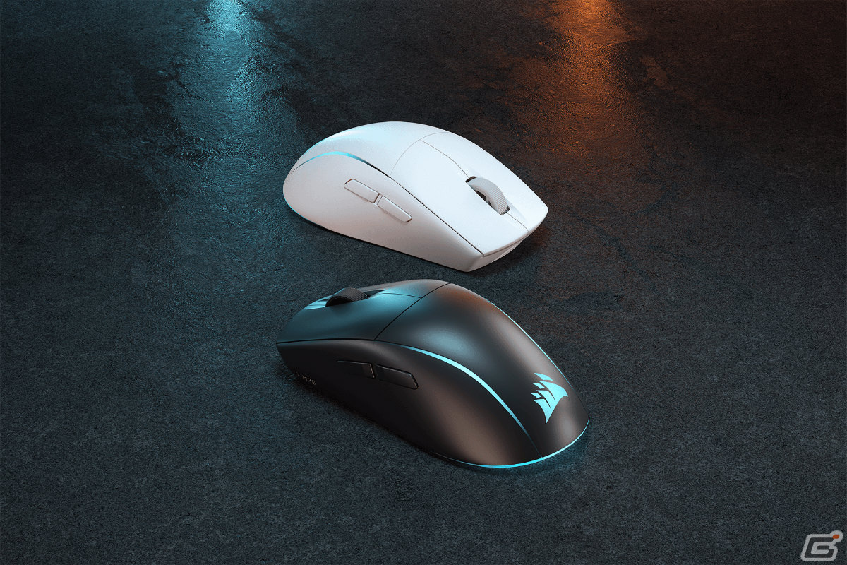 89gの軽量RGBゲーミングマウス「M75 WIRELESS」がCORSAIRより登場!両手対応でサイドボタンの交換も可能の画像