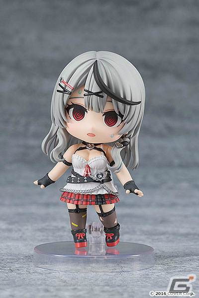 ホロライブの沙花叉クロヱさんがねんどろいど化!ぐるぐる顔やマスク3点などのパーツも付属の画像