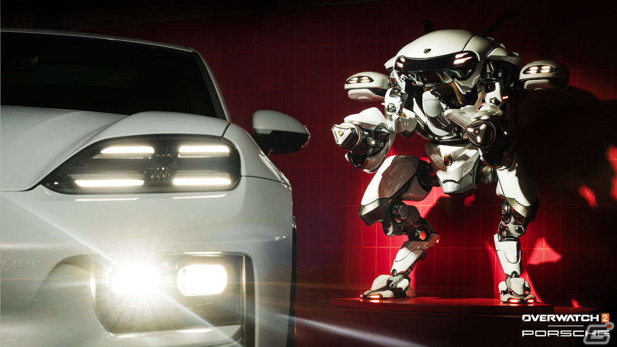 「オーバーウォッチ 2」ポルシェとのコラボがシーズン10にて実施！新型EV車「マカン」モチーフのD.Va用レジェンダリー・スキンなどが登場の画像