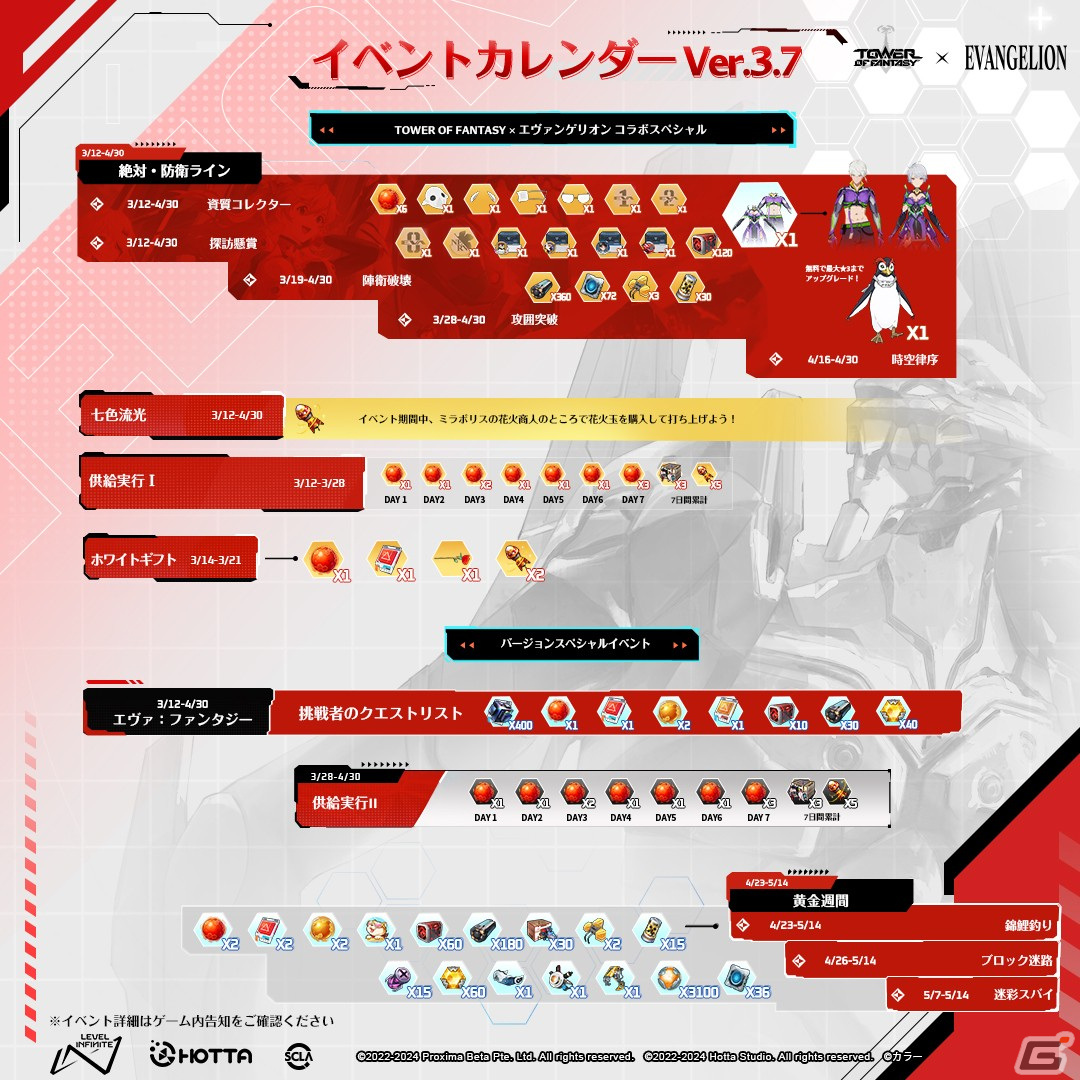 「タワーオブファンタジー」と「エヴァンゲリオン」のコラボが開催！アスカとSSR武器・ロンギヌスの槍をピックアップしたガチャもの画像