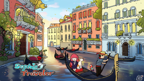 隠れアイテム探しゲーム「旅人ソフィア（Sophia the Traveler）」の配信日が4月11日に決定！手描きアートの街で探し物を見つけようの画像1