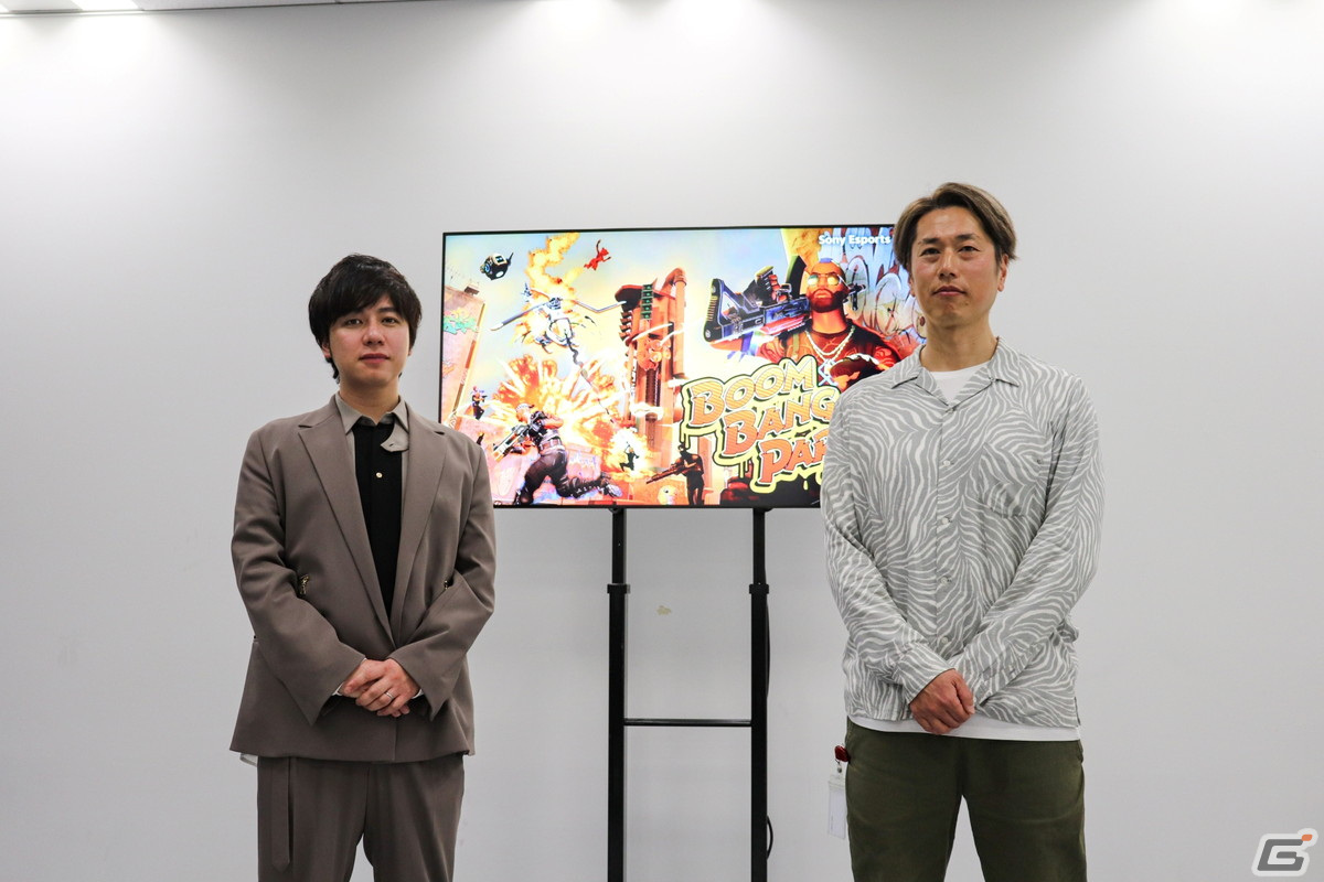 MC 田口尚平氏(左)とマップ開発プロデュースを務めた田中和治(右)