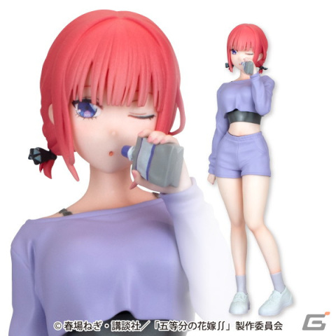 ジムデート姿の一花、二乃、三玖、四葉、五月のフィギュアがモーリーファンタジー・PALO限定デザインで3月15日より順次登場！の画像3