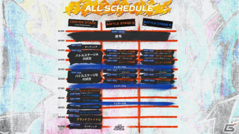 「RAGE STREET FIGHTER」トーナメント表や会場マップなどが公開！開場時間の変更もの画像2