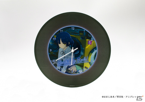 アニメ「ぼっち・ざ・ろっく!」レコード風のアクリル壁掛時計やコースターなどが3月15日よりキャラ印.comで販売開始!の画像