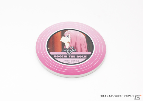 アニメ「ぼっち・ざ・ろっく!」レコード風のアクリル壁掛時計やコースターなどが3月15日よりキャラ印.comで販売開始!の画像