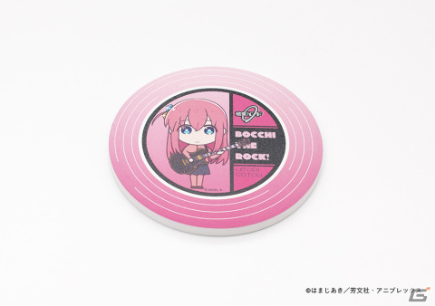 アニメ「ぼっち・ざ・ろっく!」レコード風のアクリル壁掛時計やコースターなどが3月15日よりキャラ印.comで販売開始!の画像