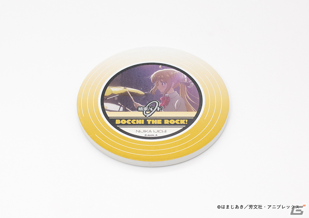 アニメ「ぼっち・ざ・ろっく!」レコード風のアクリル壁掛時計やコースターなどが3月15日よりキャラ印.comで販売開始!の画像