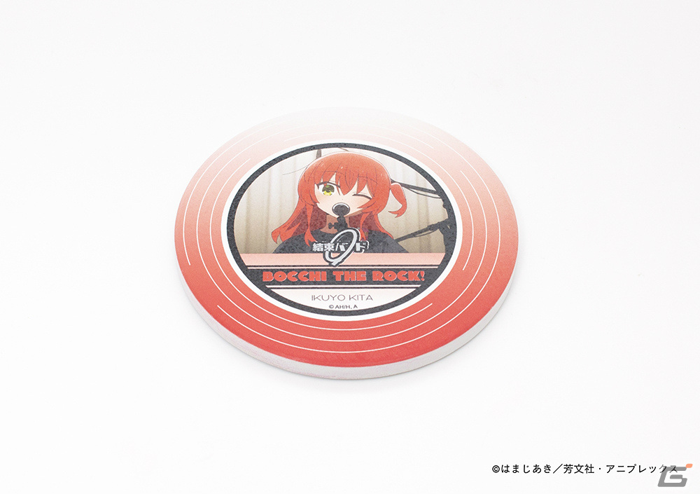 アニメ「ぼっち・ざ・ろっく!」レコード風のアクリル壁掛時計やコースターなどが3月15日よりキャラ印.comで販売開始!の画像