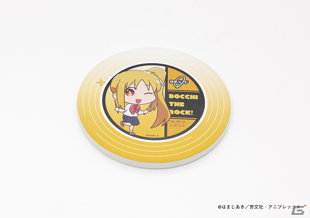 アニメ「ぼっち・ざ・ろっく!」レコード風のアクリル壁掛時計やコースターなどが3月15日よりキャラ印.comで販売開始!の画像