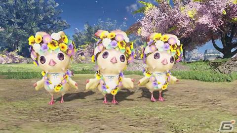 「PSO2 ニュージェネシス」でイベント「スプリング'24」が開催！カラフルな花を身に着けたラッピーも登場の画像