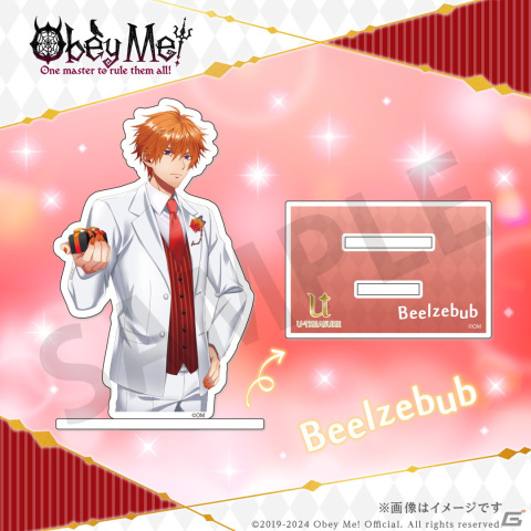 「Obey Me!」華やかな白いスーツにドレスアップした7兄弟の描き下ろしアクリルリングスタンドが登場！の画像7