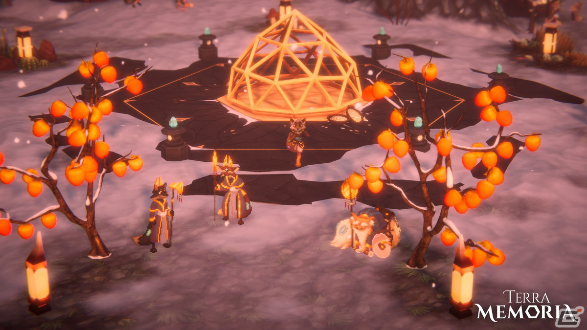 3Dとピクセルアートで描かれた世界が美しいRPG「テラ・メモリア」の発売日が3月27日に決定！の画像6