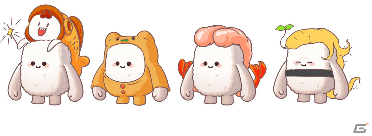 お寿司キャラクターによる黄金の皿をめぐるバトルロイヤルパーティーゲーム「スシ・バトル・ランバングシャスリ」のSwitch版が配信!の画像