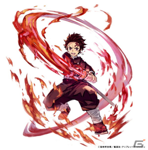 「アスタタ」でアニメ「鬼滅の刃」とのコラボイベントが開催！★5の竈門炭治郎と煉獄杏寿郎のピックアップスタイル召喚もの画像2