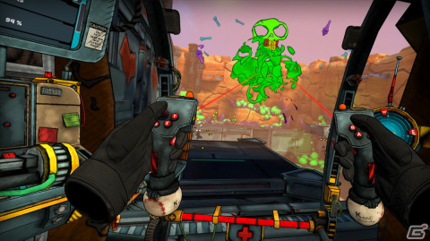 ロボットに搭乗して迫り来る昆虫型生命体から地球を守れ！VR SFシューティング「BIG SHOTS -ビッグショット-」が4月18日に配信の画像