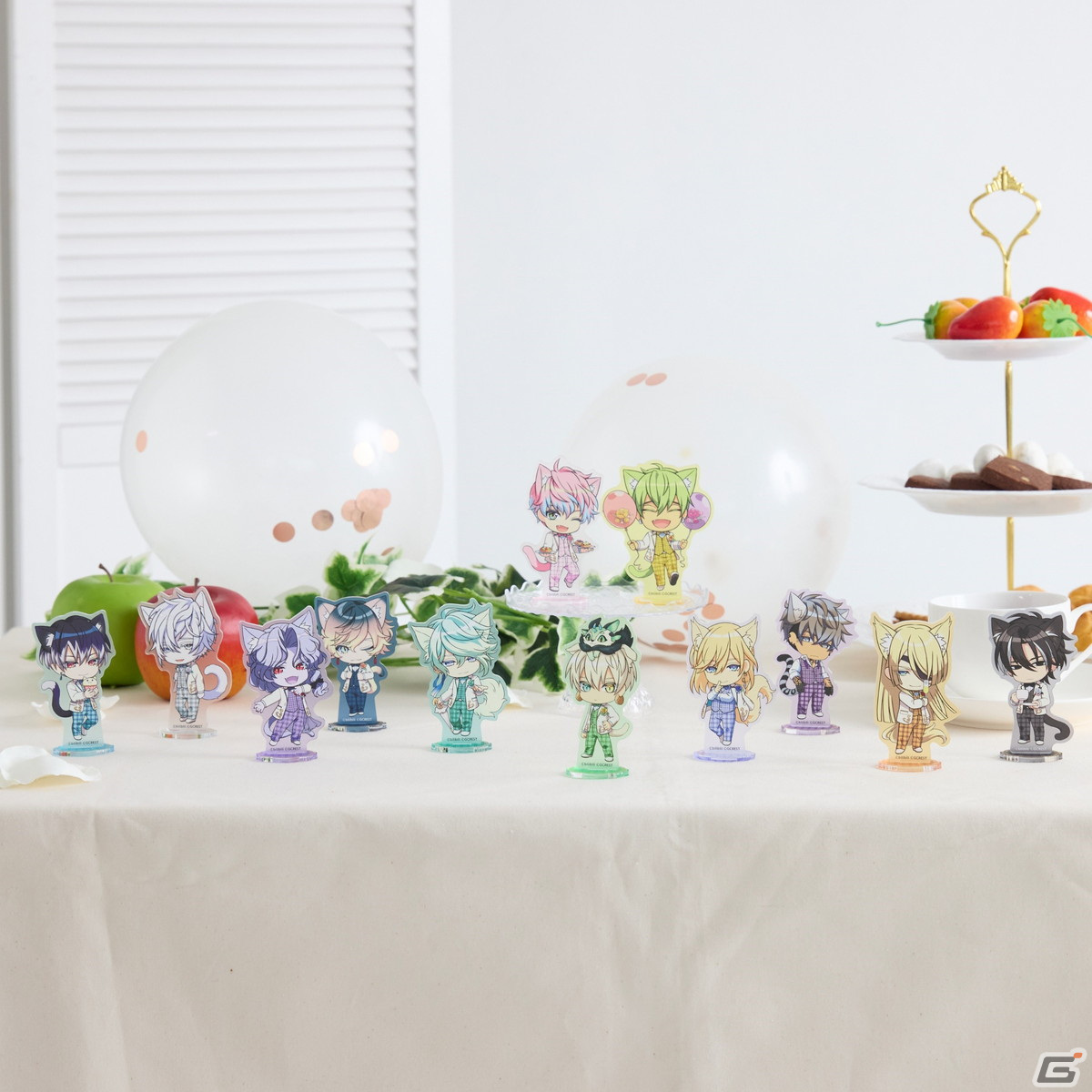 「ゆめくろ」2周年記念イベントがナンジャタウンにて3月29日より開催!12人のマイスターがねこ耳姿のオリジナルミニキャライラストで登場の画像