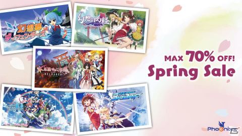 「東方Project」二次創作作品などの35タイトルが最大70％オフになる「Phoenixx Spring Sale」が開催！の画像1