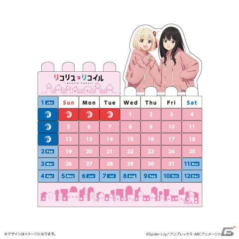 TVアニメ「リコリス・リコイル」おそろいのフーディをまとった千束＆たきなのTカードが登場！の画像7