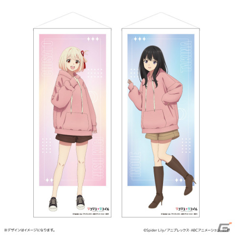 TVアニメ「リコリス・リコイル」おそろいのフーディをまとった千束＆たきなのTカードが登場！の画像8