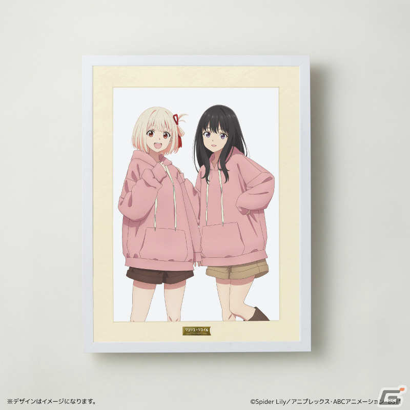 TVアニメ「リコリス・リコイル」おそろいのフーディをまとった千束&たきなのTカードが登場!の画像