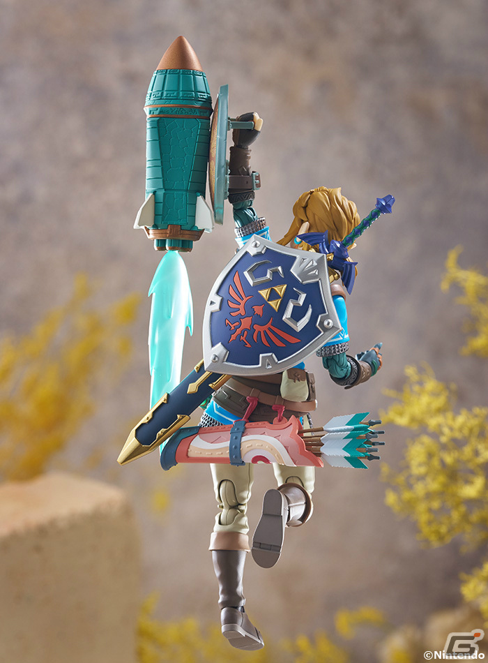 「ゼルダの伝説 ティアーズ オブ ザ キングダム」のリンクがfigmaになって登場！マスターソードなどのオプションパーツも付属の画像