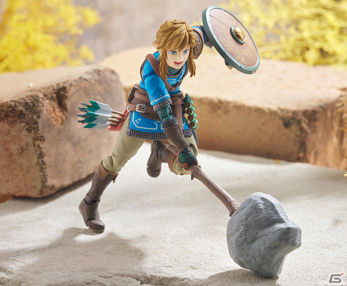 「ゼルダの伝説 ティアーズ オブ ザ キングダム」のリンクがfigmaになって登場！マスターソードなどのオプションパーツも付属の画像