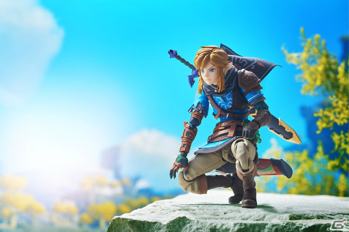 「ゼルダの伝説 ティアーズ オブ ザ キングダム」のリンクがfigmaになって登場！マスターソードなどのオプションパーツも付属の画像