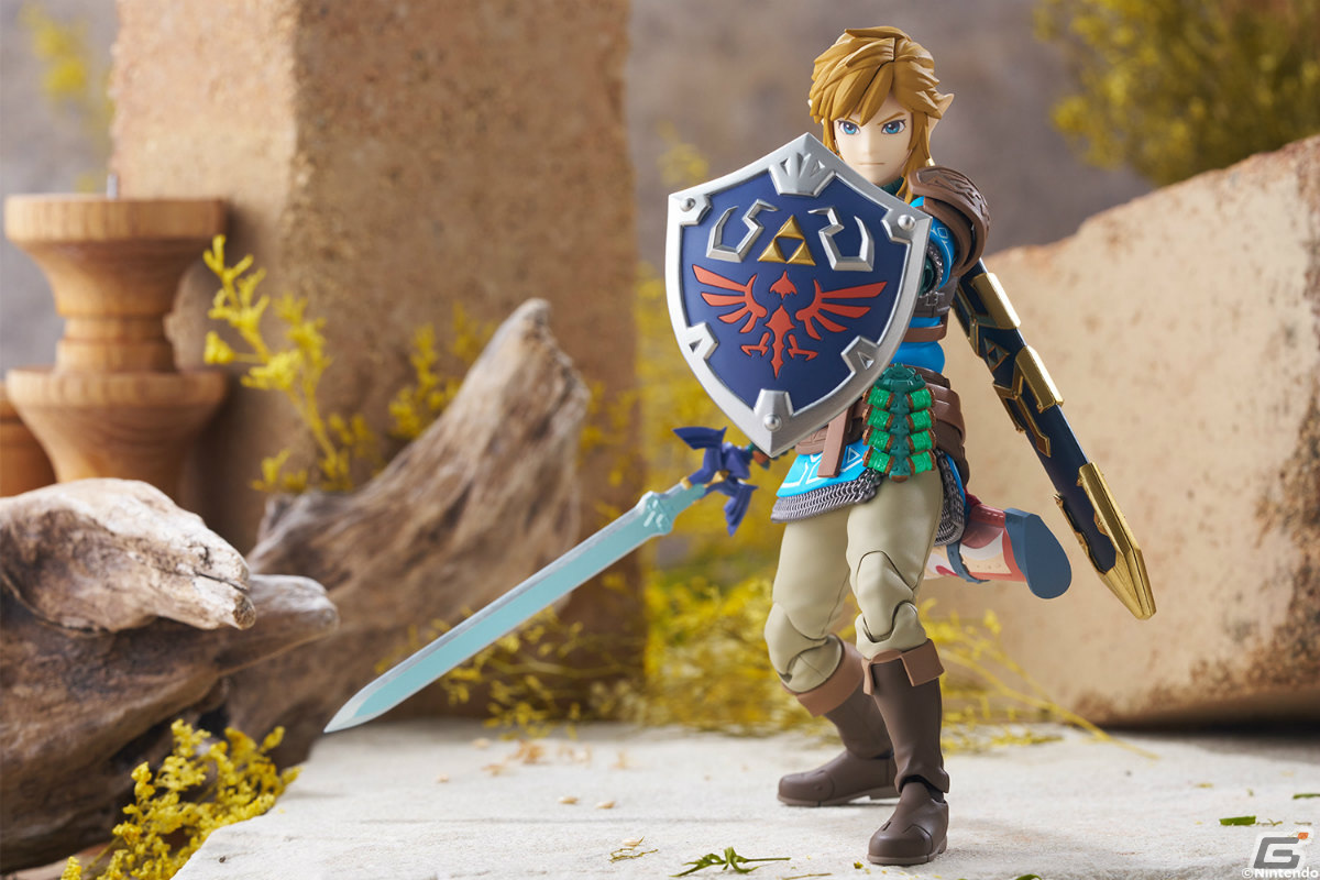 「ゼルダの伝説 ティアーズ オブ ザ キングダム」のリンクがfigmaになって登場！マスターソードなどのオプションパーツも付属の画像