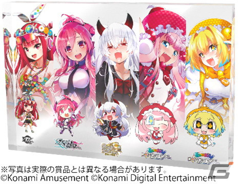コナミアーケードゲームのヒロインたちがアクリルブロックに！「かぷえぼ」限定カプセルトイとして3月22日より順次展開の画像3