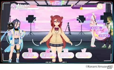 アミューズメント施設向け新作音楽ゲーム「ポラリスコード」が3月27日より稼働！キャラクターたちを育てて親密度を上げられる育成要素もの画像5