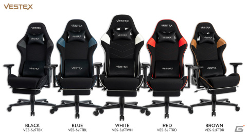 ルームワークス、新世代ゲーミングチェア「VESTEX」の取り扱いを開始――日本人の体形に合わせたサイズ設計・機能開発を追求の画像5