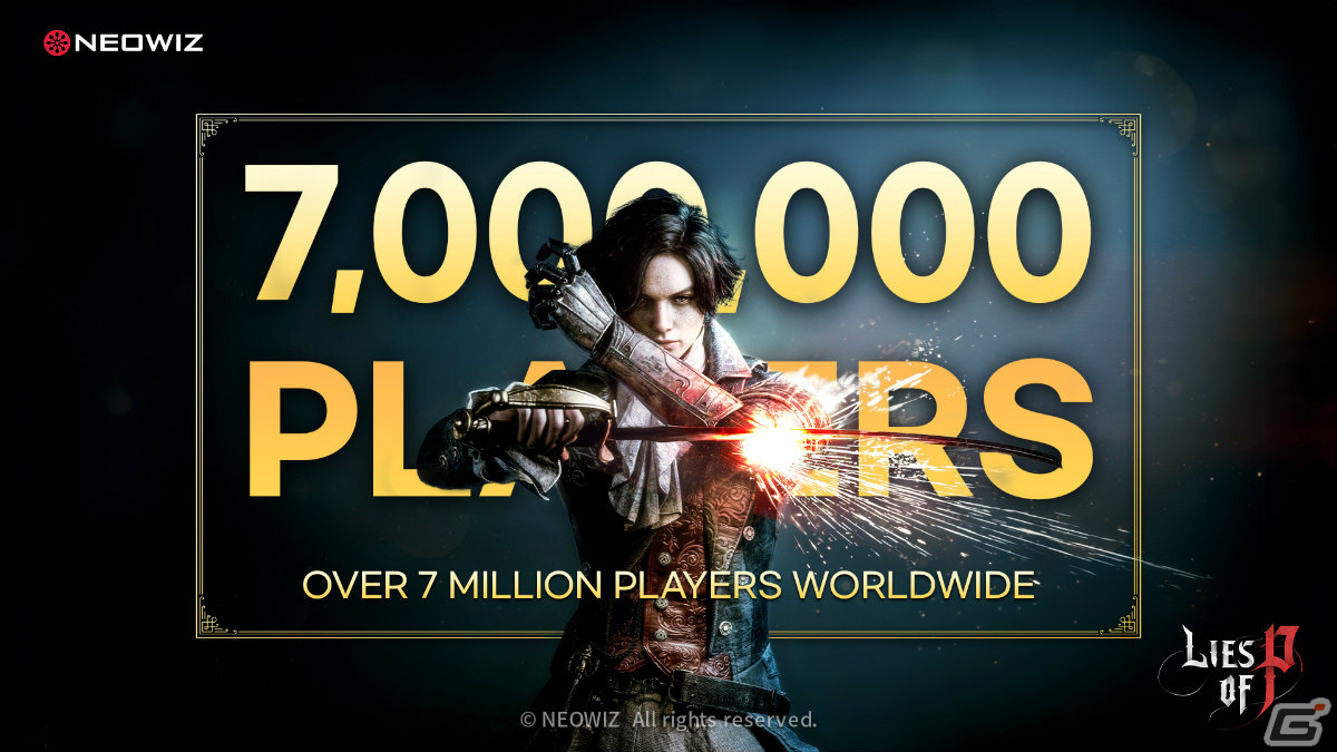 「Lies of P」発売5ヶ月で世界累計プレイヤー数が700万人を達成！ROUND8スタジオ長 パク・ソンジュン氏よりコメントも到着の画像