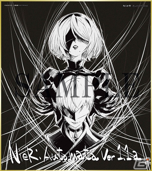 キャラクターデザイン・総作画監督 中井準描き下ろし色紙