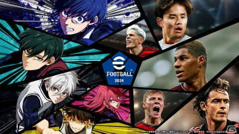 「eFootball 2024」×TVアニメ「ブルーロック」のコラボが実施!潔世一たちのイラストを使ったカードやアバターが登場の画像1