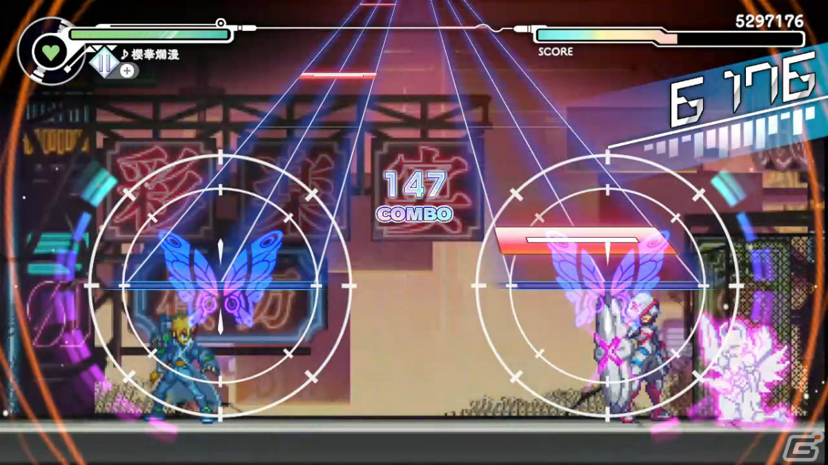 「GUNVOLT RECORDS 電子軌録律」のDLC「ソングパック5 モルフォ」が配信!「櫻華爛漫」など4曲を収録の画像