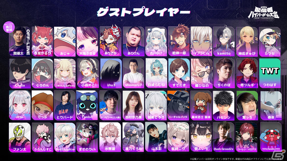 加藤純一 presents『第二回配信者ハイパーゲーム大会』」TEAM も