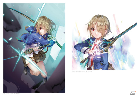 「ヘブバン」の公式画集が発売！初公開となる設定画やスキルアクションの動きがわかる絵コンテ集など貴重なイラストが盛りだくさんの画像2