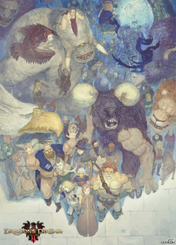 「ドラゴンズドグマ 2」発売記念イラスト＆ローンチトレーラーが公開！えなこさん、弟者さん、SHAKAさん、姫森ルーナさんによるプレイ配信もの画像1