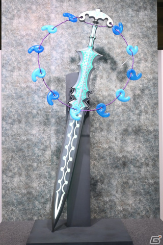 FGO」ブースにはオベロンの衣装、伊吹童子（セイバー）の宝具「神剣