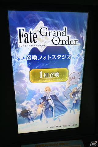 FGO」ブースにはオベロンの衣装、伊吹童子（セイバー）の宝具「神剣